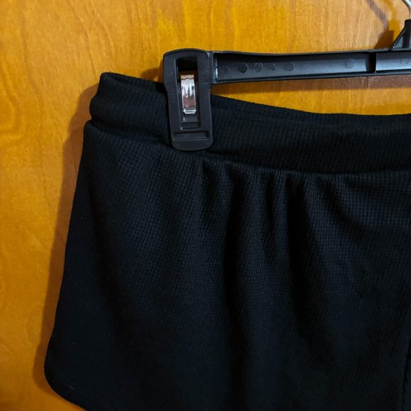 Hot Kiss Black Lounge Shorts with Drawstring SOFT - Picture 9 of 10